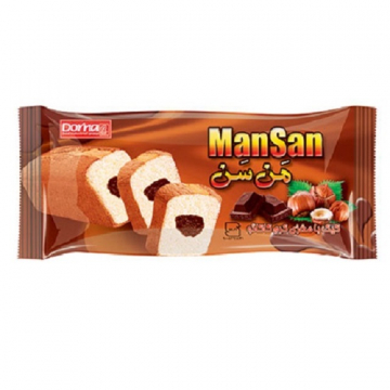 کیک وانیلی با کرم کاکائو درنا 135 گرمی